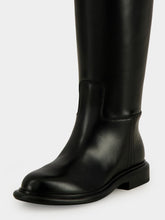 Givenchy Black Pinch Flat Calfskin Leather Boots
