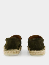 Aurélien Olive Green Suede Beachside Loafers
