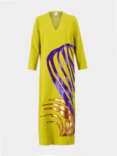 Paula Bellona Sequin-Embellished V-Neck Dress