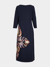 Paula Bellona Peacoat Sequin Embroidered Long Dress