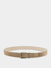 Aurélien Beige Suede Leather Belt