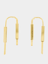 Givenchy Gold U Lock Earrings