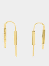Givenchy Gold U Lock Earrings
