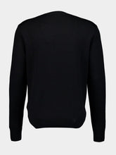 Ami Paris Black Ami de Coeur Sweater
