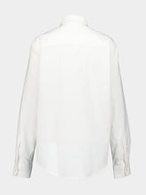 Ami Paris White Button-Down Ami de Coeur Shirt