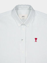 Ami Paris Striped Button-Down Shirt