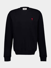 Ami Paris Black Cotton Sweatshirt