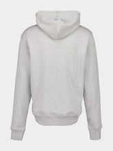 Ami Paris Heather Ash Grey Cotton Sweatshirt
