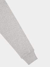 Ami Paris Heather Ash Grey Cotton Sweatshirt