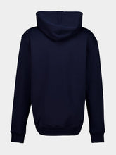 Ami Paris Blue Ami de Coeur Cotton Hodded Sweatshirt