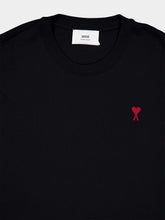 Ami Paris Logo-Embroidered Organic Cotton T-Shirt