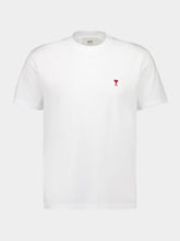 Ami Paris White Cotton Ami de Coeur T-Shirt