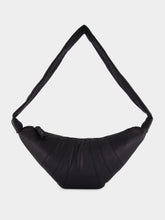 Lemaire Black Medium Croissant Leather Bag
