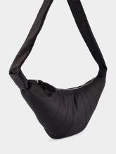 Lemaire Black Medium Croissant Leather Bag