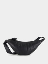 Lemaire Black Medium Croissant Bag in Soft Nappa Leather