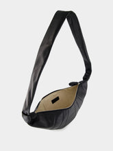 Lemaire Black Medium Croissant Bag in Soft Nappa Leather