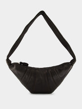 Lemaire Medium Croissant Bag in Dark Chocolate Nappa Leather