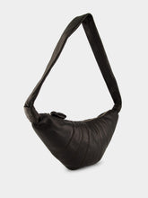 Lemaire Medium Croissant Bag in Dark Chocolate Nappa Leather