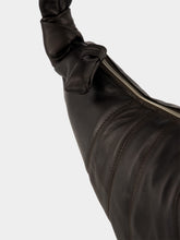 Lemaire Medium Croissant Bag in Dark Chocolate Nappa Leather