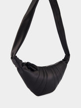 Lemaire Black Small Croissant Leather Bag
