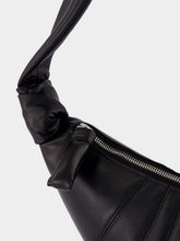 Lemaire Black Small Croissant Leather Bag