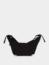 Lemaire Medium Soft Game Bag in Dark Chocolate Nylon Canvas