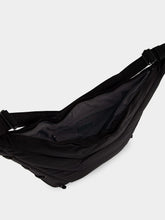 Lemaire Medium Soft Game Bag in Dark Chocolate Nylon Canvas