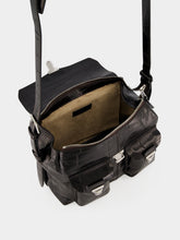 Lemaire Espresso Brown Croco-Embossed Gear Bag