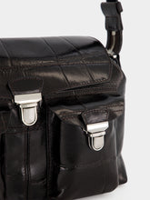 Lemaire Espresso Brown Croco-Embossed Gear Bag