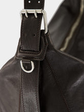 Lemaire Dark Chocolate Belted Hobo Bag