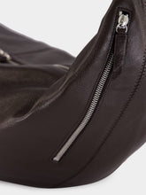 Lemaire Dark Chocolate Quiver Clip Leather Bag