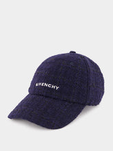 Givenchy Dark Blue Tweed Givenchy Cap
