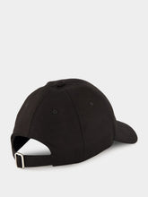 Givenchy Black Cotton Twill Curved Cap