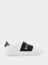 Givenchy White and Black Urban Street Leather Sneakers