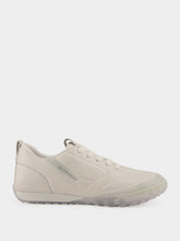 Givenchy White and Grey Glide Leather Sneakers