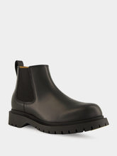 Givenchy Black Brushed Leather Chelsea Boots