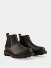 Givenchy Black Brushed Leather Chelsea Boots