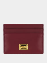 Dolce & Gabbana Bordeaux Plongé Calfskin Card Holder
