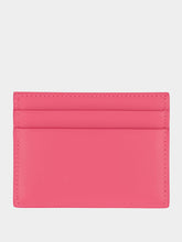 Dolce & Gabbana Pink Calfskin DG Logo Card Holder