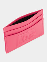 Dolce & Gabbana Pink Calfskin DG Logo Card Holder