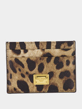 Dolce & Gabbana Dauphine Leopard Print Card Holder