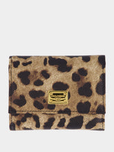 Dolce & Gabbana Leopard-Print Dauphine Calfskin Wallet