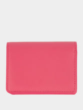 Dolce & Gabbana Pink Calfskin DG Logo Compact Wallet