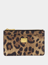 Dolce & Gabbana Leopard-Print Dauphine Card Holder