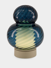 Nasonmoretti Avio Blue Optic Twisted Bibendum Table Lamp