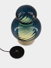 Nasonmoretti Avio Blue Optic Twisted Bibendum Table Lamp