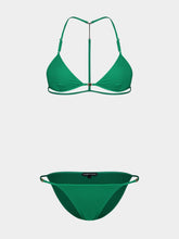 Tom Ford Green Triangle Bikini with T-Trim