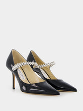 Jimmy Choo Black Patent Leather Bing Pumps