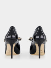 Jimmy Choo Black Patent Leather Bing Pumps