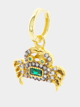 Begüm Khan King Crab Hoop crystal piercing